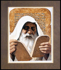 Wood Plaque Premium - Moses by L. Glanzman