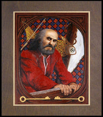 Wood Plaque Premium - St. Peter by L. Glanzman