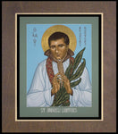 Wood Plaque Premium - St. Andrew Wouters by L. Williams