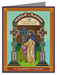 Note Card - St. Columba and Ernan by L. Williams