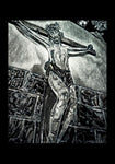 Holy Card - Crucifix, Coricancha, Peru by L. Williams
