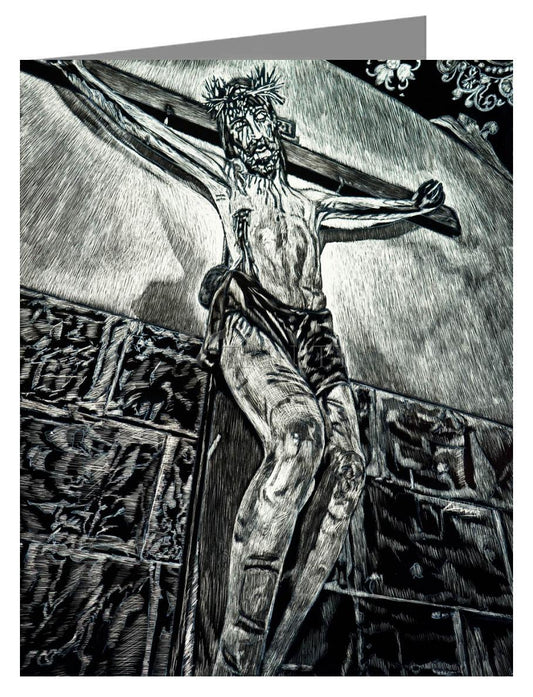 Crucifix, Coricancha, Peru - Note Card