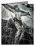 Note Card - Crucifix, Coricancha, Peru by L. Williams