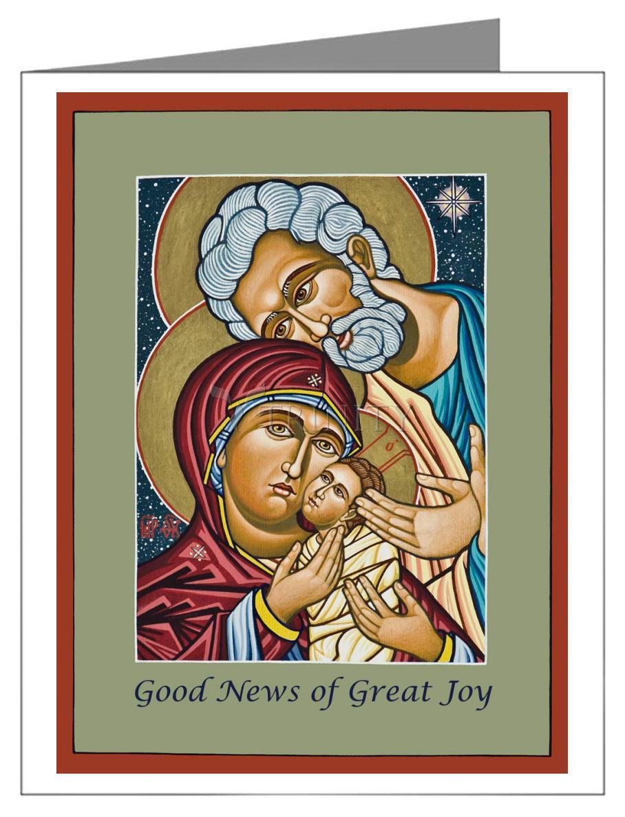 Christmas Holy Family - Note Card Custom Text