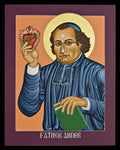 Wood Plaque - Fr. Andre’ Coindre by L. Williams