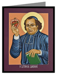 Custom Text Note Card - Fr. Andre’ Coindre by L. Williams