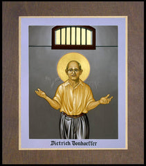 Wood Plaque Premium - Dietrich Bonhoeffer by L. Williams