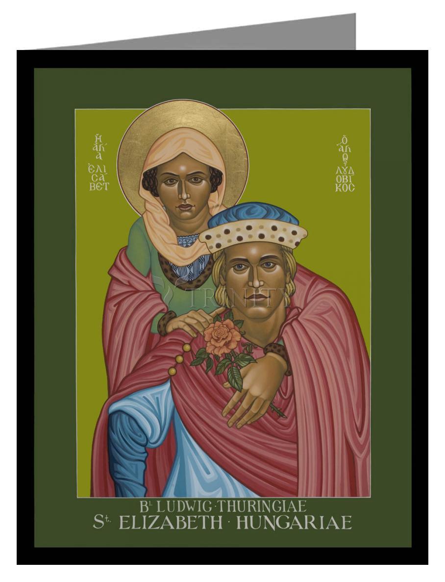 St. Elizabeth of Hungary and Bl. Ludwig of Thuringia - Note Card