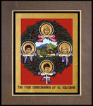 Wood Plaque Premium - Four Church Women of El Salvador by L. Williams