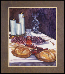 Wood Plaque Premium - Communion by L. Williams