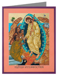 Custom Text Note Card - Haitian Resurrection by L. Williams
