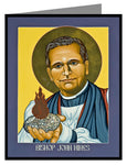 Note Card - Rev. Bishop John E. Hines by L. Williams