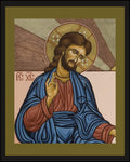 Wood Plaque - Jesus of Nazareth by L. Williams