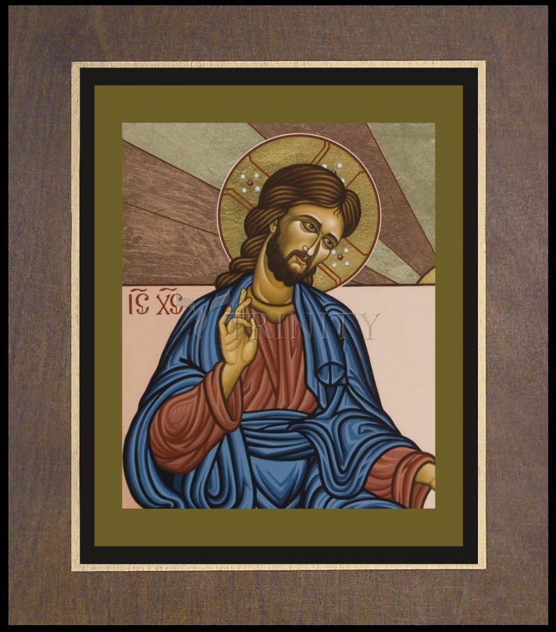 Jesus of Nazareth - Wood Plaque Premium by Lewis Williams, OFS - Trinity Stores