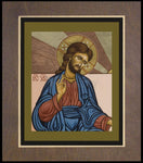 Wood Plaque Premium - Jesus of Nazareth by L. Williams