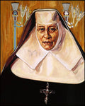 Wood Plaque - St. Katharine Drexel by L. Williams