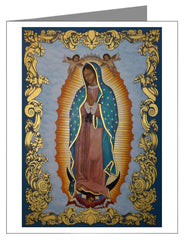 Custom Text Note Card - Our Lady of Guadalupe by L. Williams