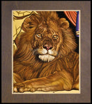 Wood Plaque Premium - Lion of Judah by L. Williams