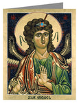 Note Card - St. Michael Archangel by L. Williams