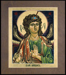 Wood Plaque Premium - St. Michael Archangel by L. Williams