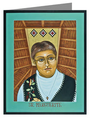 Custom Text Note Card - Sr. Marguerite Bartz by L. Williams