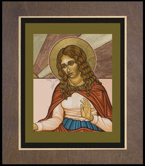 Wood Plaque Premium - St. Mary Magdalene by L. Williams