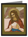 Custom Text Note Card - St. Mary Magdalene by L. Williams