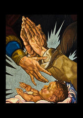 Holy Card - Nativity by L. Williams