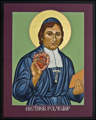 Wood Plaque - Venerable Br. Polycarp by L. Williams