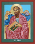 Wood Plaque - St. Paul of the Shipwreck by L. Williams