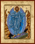Wood Plaque - Resurrection of Christ by L. Williams