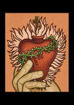 Holy Card - Sacred Heart by L. Williams