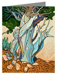 Note Card - Slept Under A Juniper by L. Williams