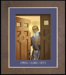 Wood Plaque Premium - Bl. Solanus Casey by L. Williams