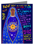 Custom Text Note Card - Our Lady as Symbolic Figure - Alfred Delp by M. McGrath