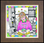Wood Plaque Premium - St. Anna the Prophetess by M. McGrath