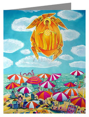 Note Card - Mary, Assumption Over Bethany by M. McGrath