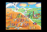 Holy Card - All Through Love by M. McGrath