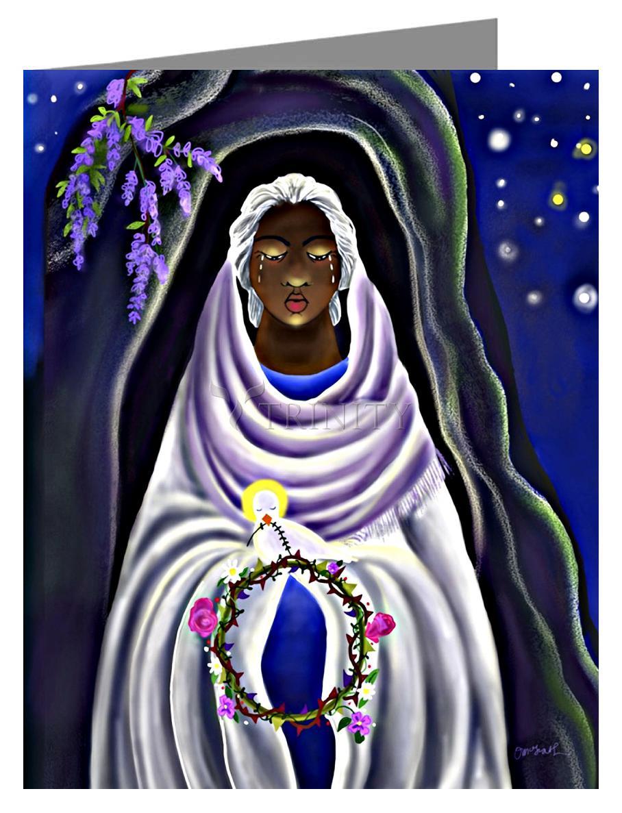 Mother Mary at Tomb - Note Card