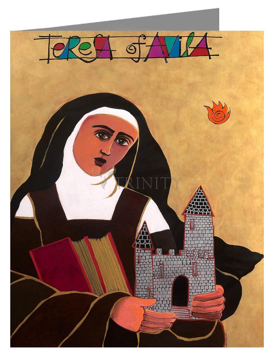 St. Teresa of Avila - Note Card Custom Text