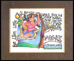 Wood Plaque Premium - Be Like Little Children 3 by M. McGrath