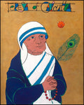 Wood Plaque - St. Teresa of Calcutta by M. McGrath