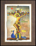 Wood Plaque Premium - Church Cross by M. McGrath