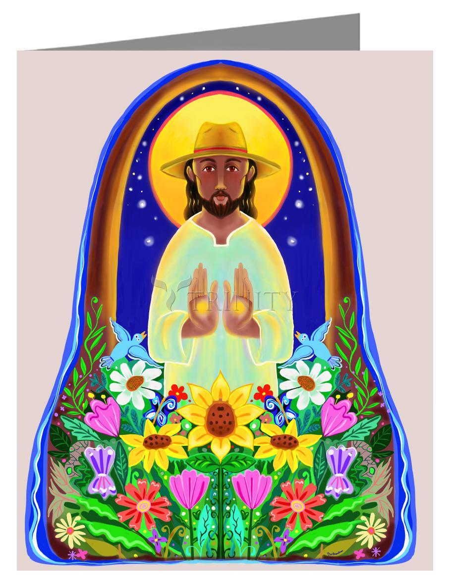 Christ the Gardener - Note Card by Br. Mickey McGrath, OSFS - Trinity Stores
