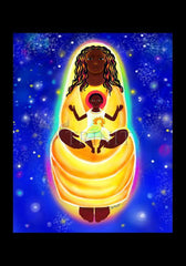 Holy Card - Mary, Cosmic Lady of Light by M. McGrath