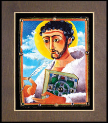 Wood Plaque Premium - St. Columcill by M. McGrath