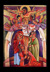 Holy Card - Crucifixion by M. McGrath