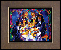 Wood Plaque Premium - Communion of Saints by M. McGrath