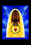 Holy Card - Cosmic Sacred Heart by M. McGrath
