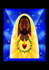 Holy Card - Cosmic Sacred Heart by M. McGrath